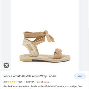 Vince Camuto Kastela Ankle Wrap Sandal